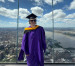 Tim Linder during Graduation Day. The sky's the limit if you've found your place in New York. Foto: private