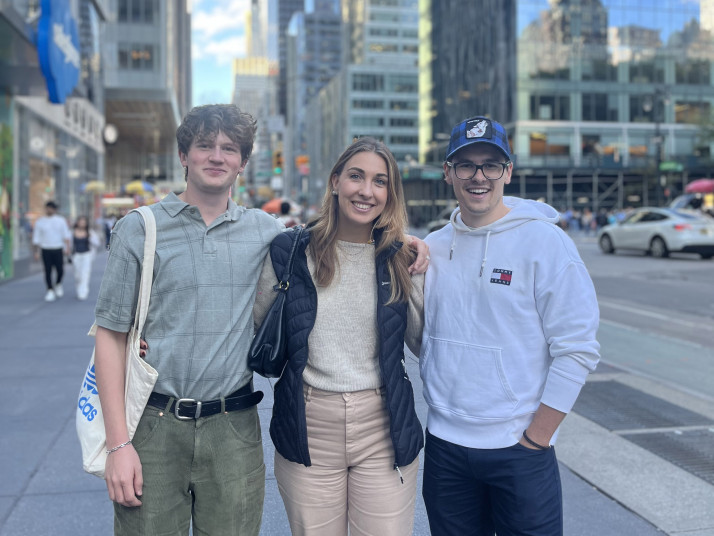 Friends for once, friends for a lifetime after the experience in New York. Foto: private
