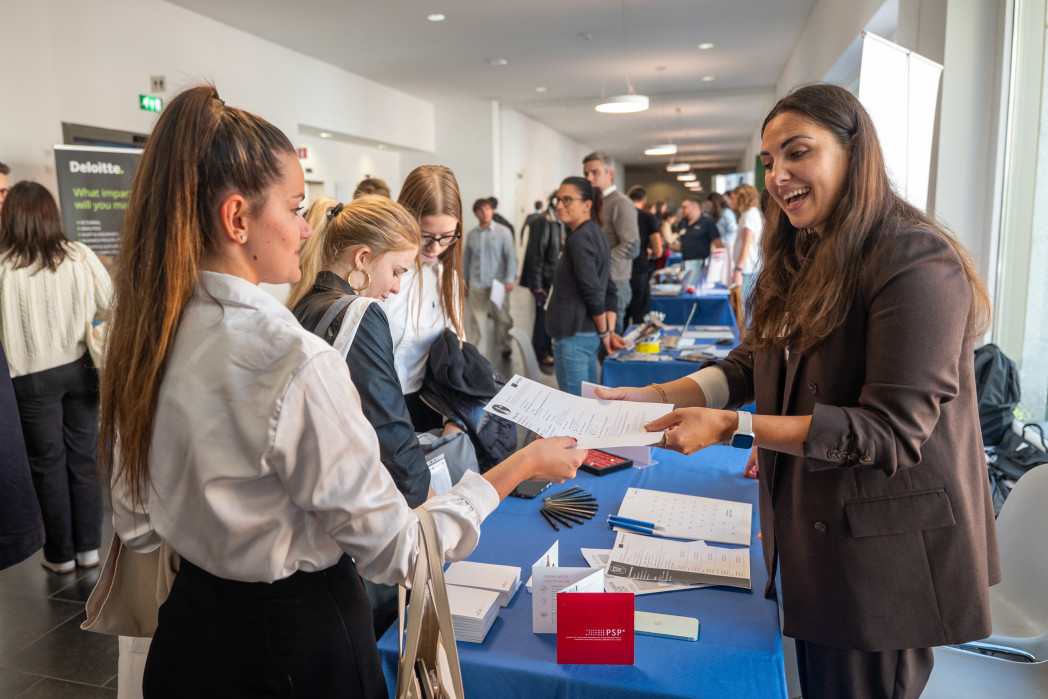 Un'immagine della Career Fair 2025. Foto: unibz (Matteo Vegetti)