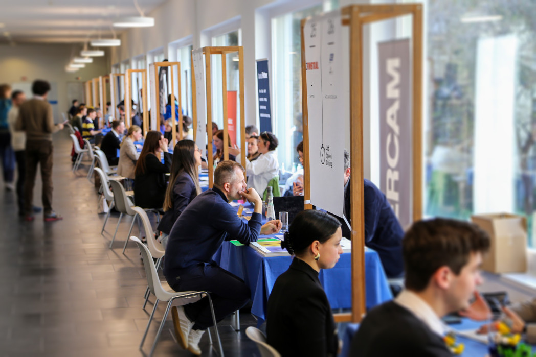 Una passata edizione del Job Speed Dating. Foto: unibz