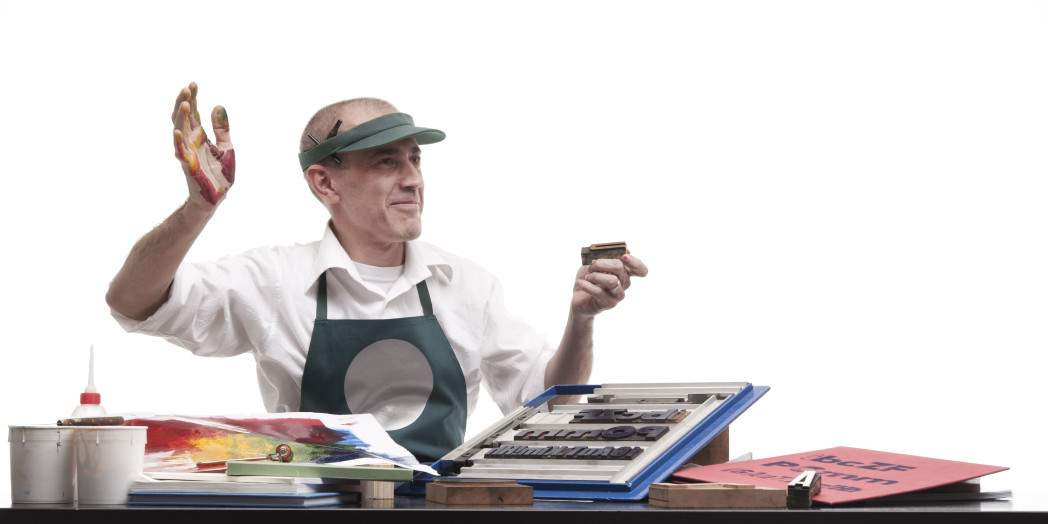 Daniel Tschurtschenthaler, portrayed by his colleague Curzio Castellan. Foto: unibz