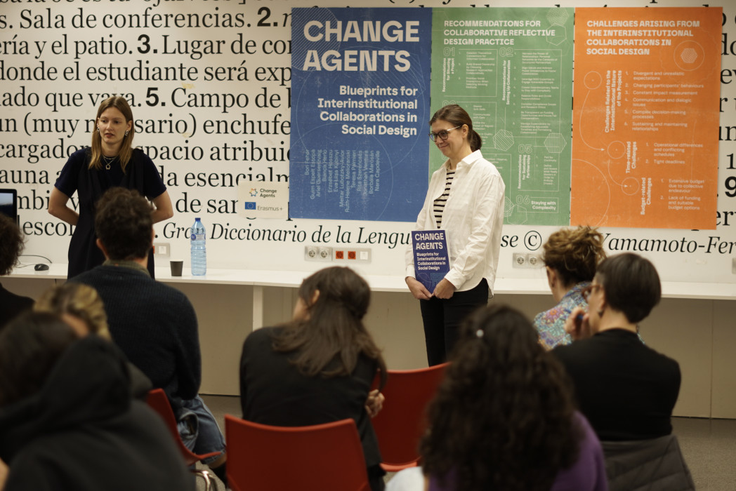 The presentation of the newly published Blueprints in Barcelona. Foto: David Sabaté/ELISAVA 