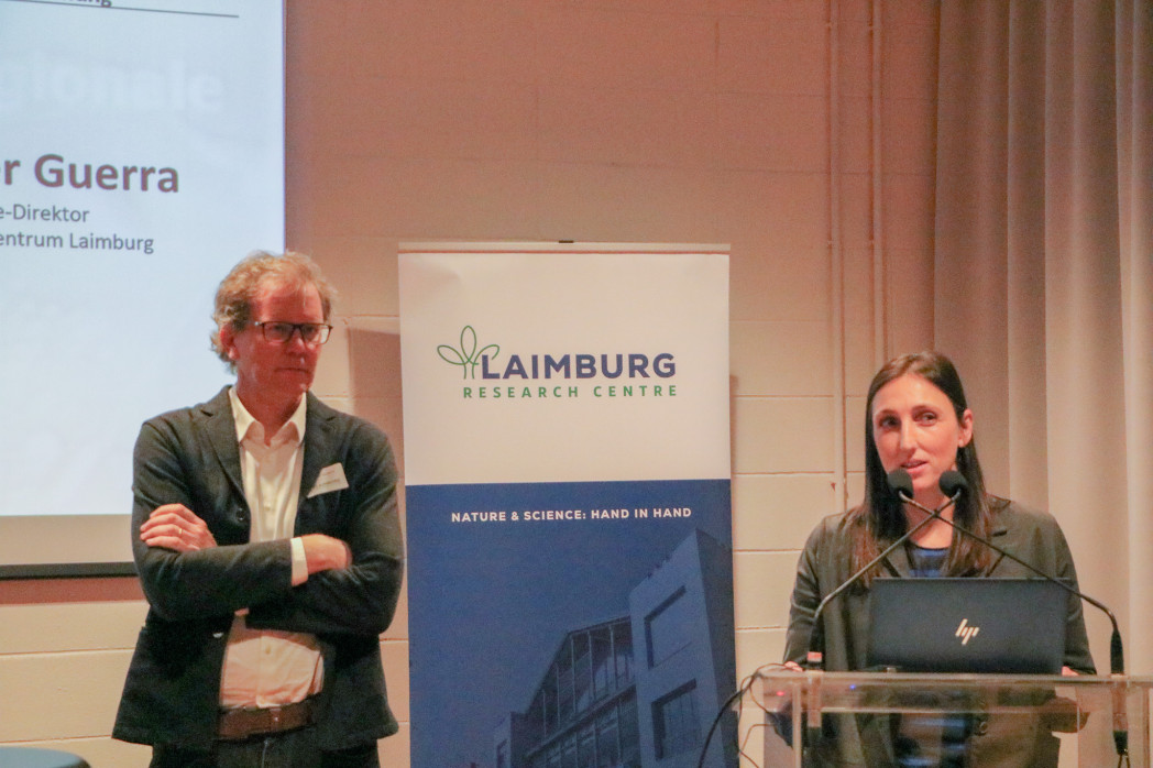 Walter Guerra (Laimburg) und Prof. Tanja Mimmo (unibz). Foto: Laimburg Research Centre/Johanna Höller