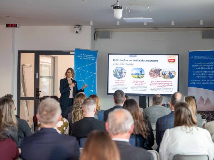 Yvonne Profanter, Head of Global Communications, Loacker. Foto: unibz