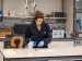 Camilla Febo in laboratorio. Foto: unibz