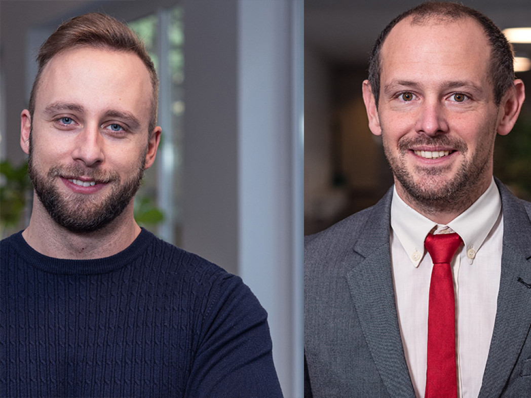 The authors of the award-winning paper: Lorenzo Maccioni (researcher) and Franco Concli (professor). Photo: unibz