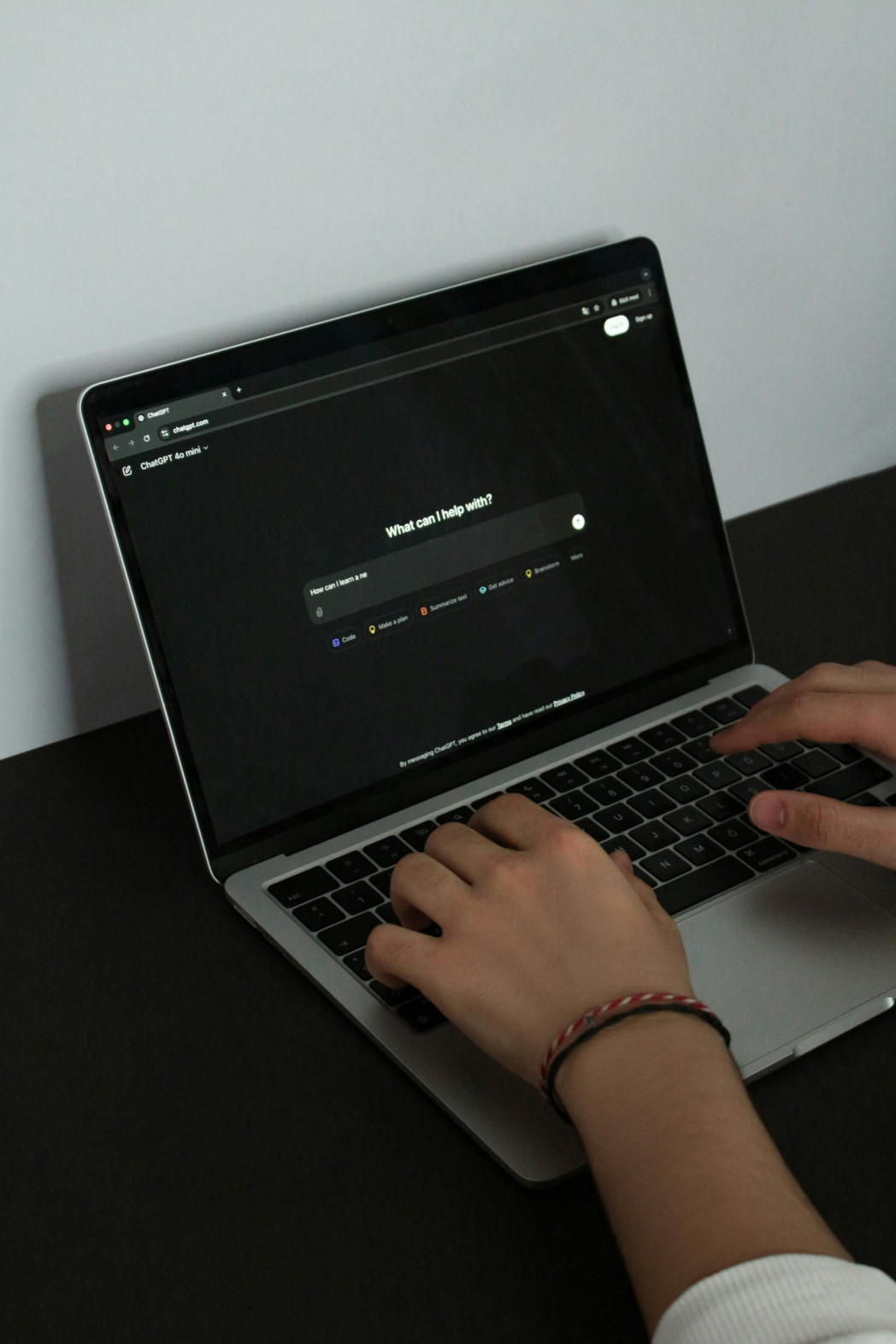 Computer con ChatGPT